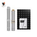 4"AC/DC brushless solar pump with plastic impeller(5.5KW-7.5KW), 2 designs for option, DIFFUL solar pump manufacturers, water pump supplier, solar pump factory